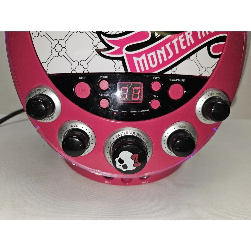 Monster High Disco party CD Player & Karaoke Machine  